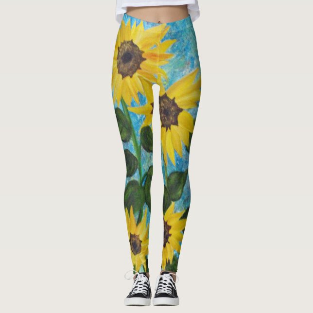 Leggings de tournesol (Devant)