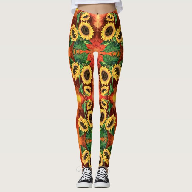Leggings de tournesol (Devant)
