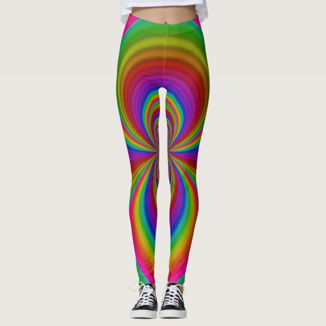 leggings de tunnel à ondulation de couleur (Devant)