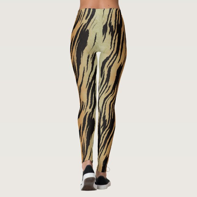 Leggings de yoga à motif tigre (Dos)