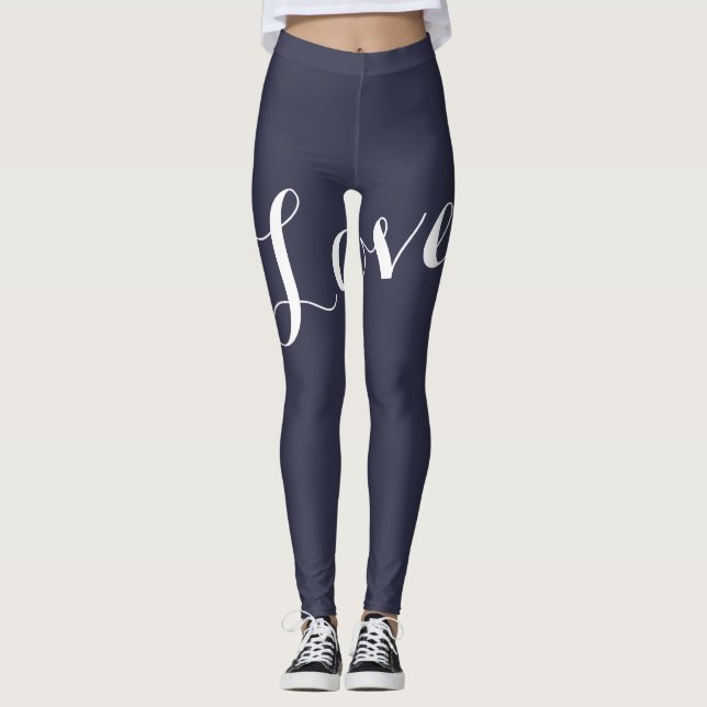 Leggings de yoga amour (Devant)