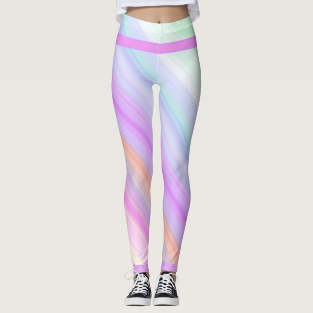 Leggings de yoga pastel (Devant)