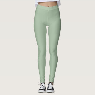 Leggings de yoga vert sauge