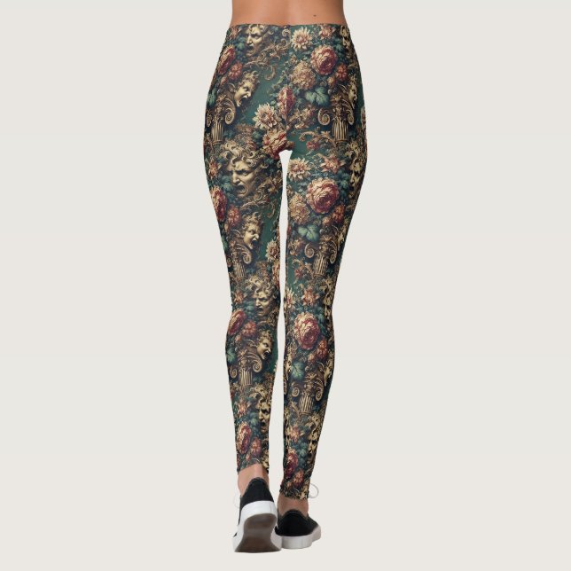 Leggings Décadence démêlée - victorien gothique (Dos)