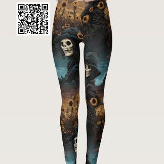 Leggings Décès Et Tournesols