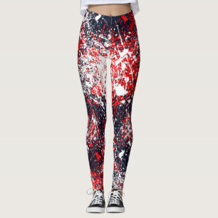 Leggings Déclaration de mode multicouleur