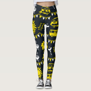 Leggings Décor camping Caravan