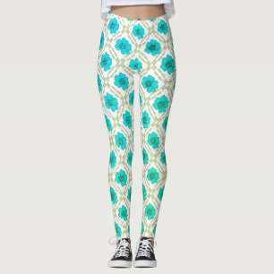 Leggings décoration florale