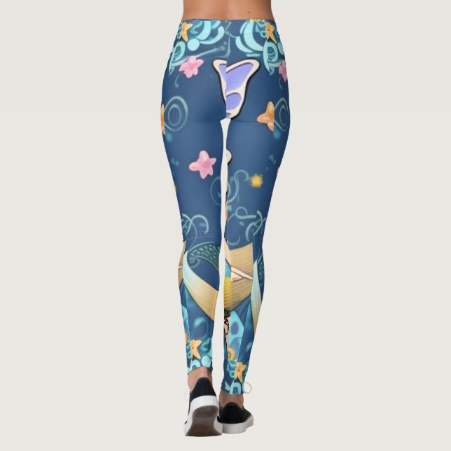 Leggings Déesse de fée en pleine figure Thunder_Cove (Dos)
