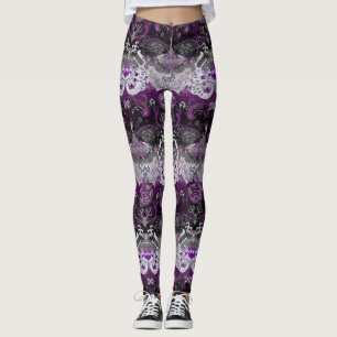 Leggings Dégasque de dragon d'origine sexuelle - Drapeau d