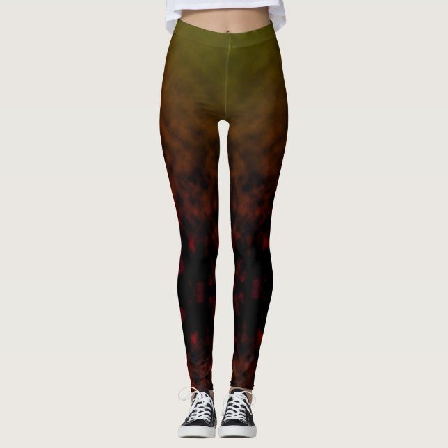 Leggings Dégradé ambre (Devant)
