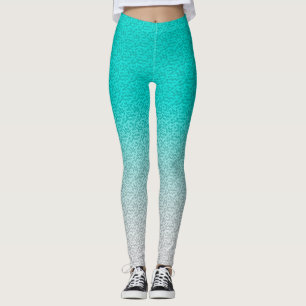 Leggings Dégradé bleu Turquoise