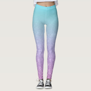 Leggings Dégradé bleu violet chic