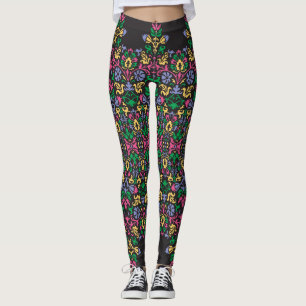 Leggings Délicat Damas Baroque Victorian sans fil