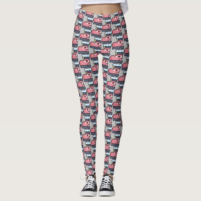 Leggings Démarrage père Noël (Devant)