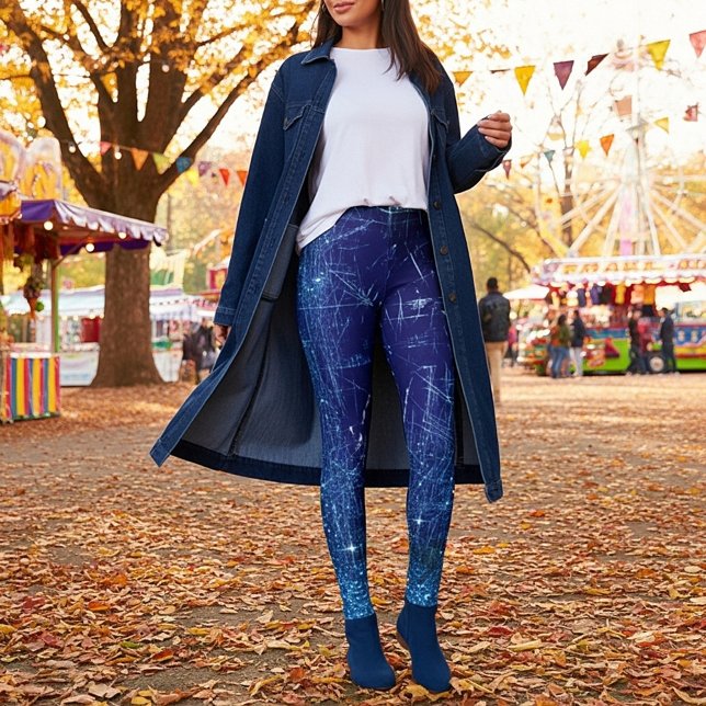 Leggings Denim et paillettes (Créateur téléchargé)