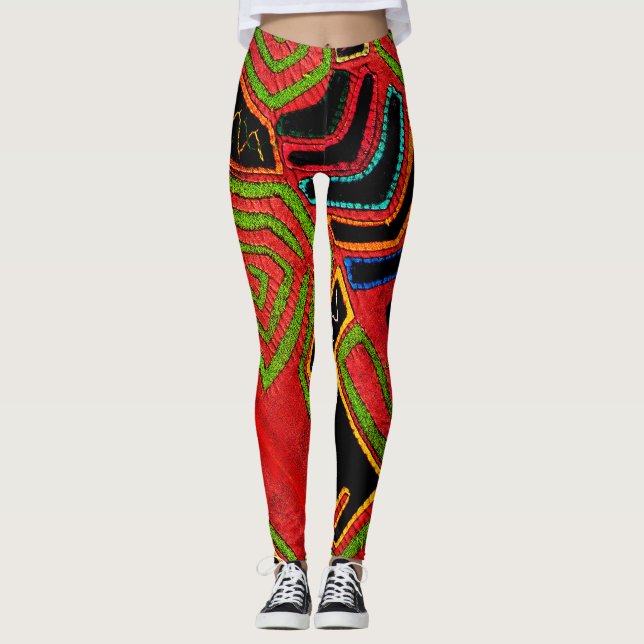 Leggings d'entraînement colorés (Devant)