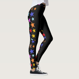 Leggings d'entraînement de qualité avec étoiles su