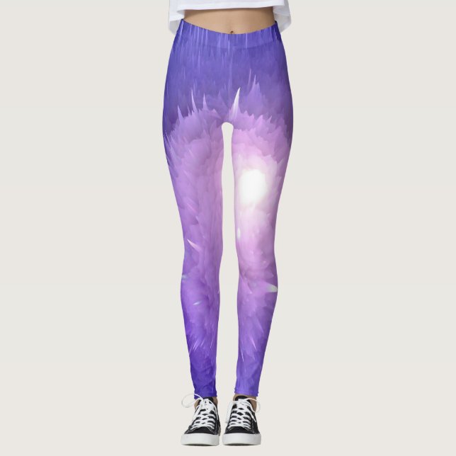 Leggings d'entraînement sportif moderne chic Girly (Devant)