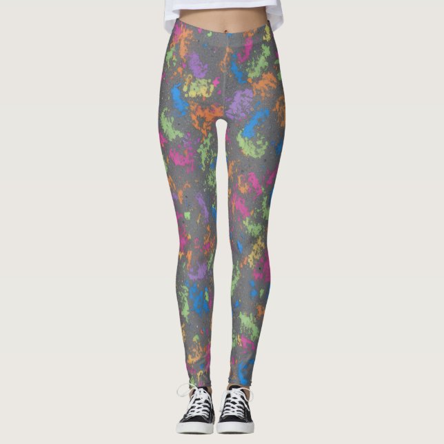 Leggings Dérive de pigment velouté (Devant)