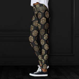 Leggings Dés à jouer RPG   Joueur de jeux de rôle sur table
