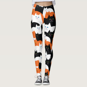 Leggings Des bonbons ou un sort de chats de costume de