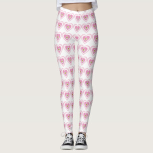 Leggings des Coeurs de la marguerite