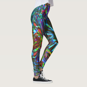 Leggings Des coups durs de néon coloré sur arrière - plan s