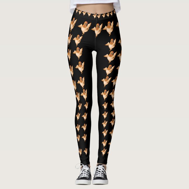 Leggings Des guêtres de poulet ils sont celui confortable (Devant)