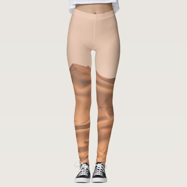 Leggings Désert, dune de sable (Devant)