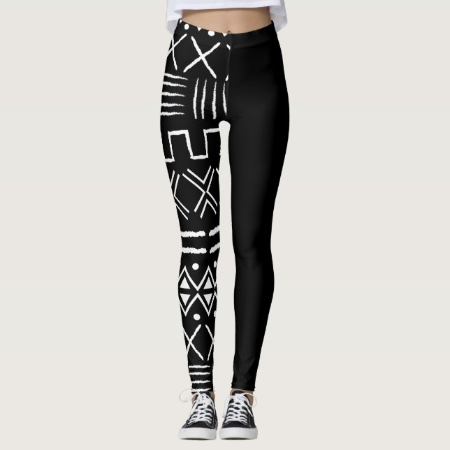 Leggings  Design africain (Devant)
