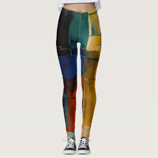 Leggings Design artistique Abstrait