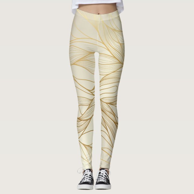 Leggings Design artistique moderne (Devant)