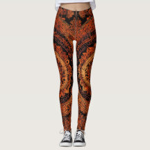 Leggings design avec Motifs inspirés du tatouage