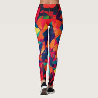 Leggings design coloré Abstrait