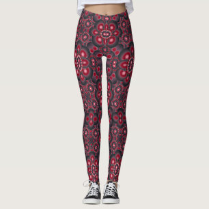 Leggings Design d'art Vintage coloré