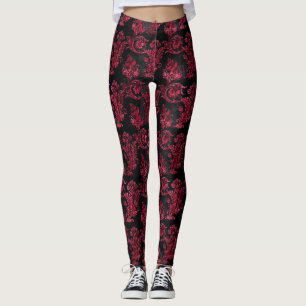 Leggings Design de la série Claret Velvet 4