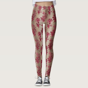 Leggings Design de la série Claret Velvet 7