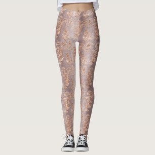 Leggings Design de la série Velvet Champagne 6