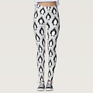 Leggings Design de pingouin que vous choisissez Couleur Arr