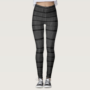 Leggings Design de texture élégant - Design élégant en bois