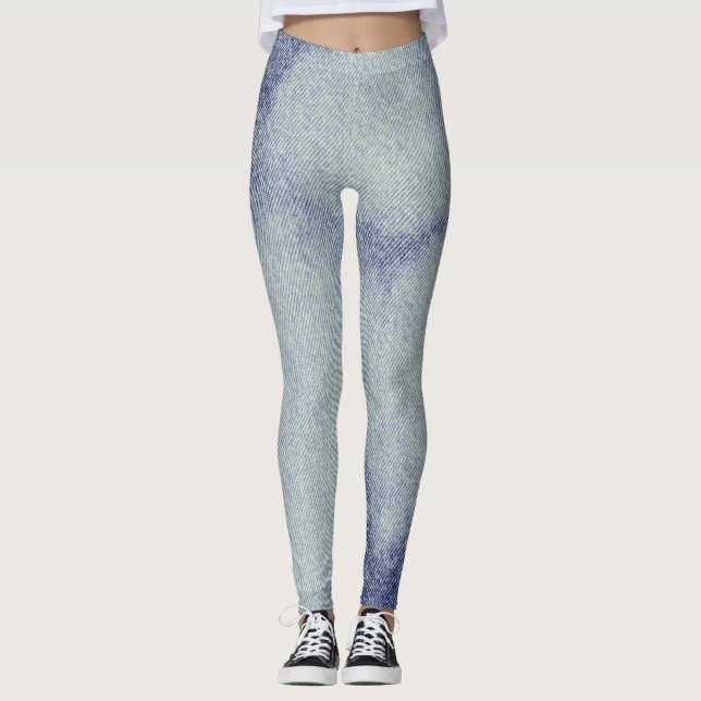 Leggings Design Denim Washed #1 @ Emporio Moffa (Devant)
