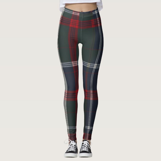 Leggings Design écossais raffiné (Devant)
