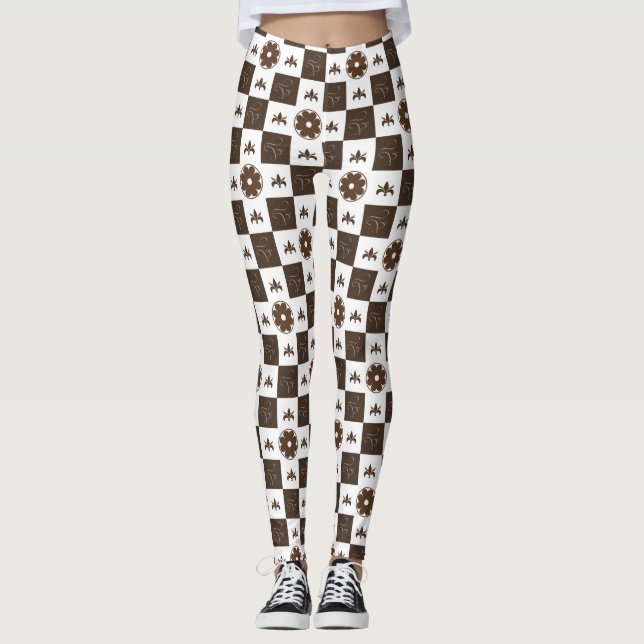 Leggings Design motif moderne et élégant (Devant)