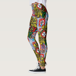 Leggings Design patriotique portugais
