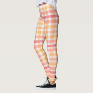 Leggings Design Plaid Pastel