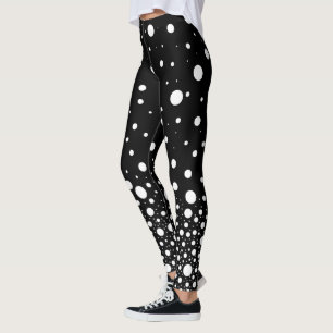 Leggings Design Pois en chute libre