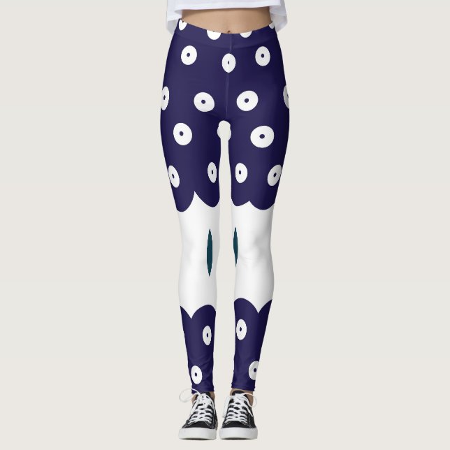 Leggings Design polonais de céramiques traditionnelles (Devant)