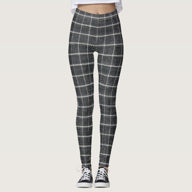 Leggings Design Tartan classique (Devant)