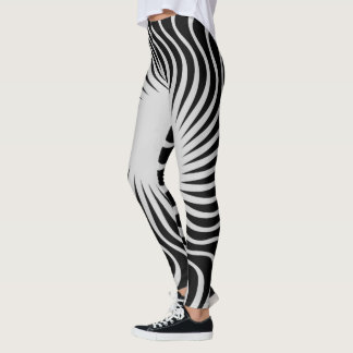 Leggings Design unique de motif zèbre magnifique